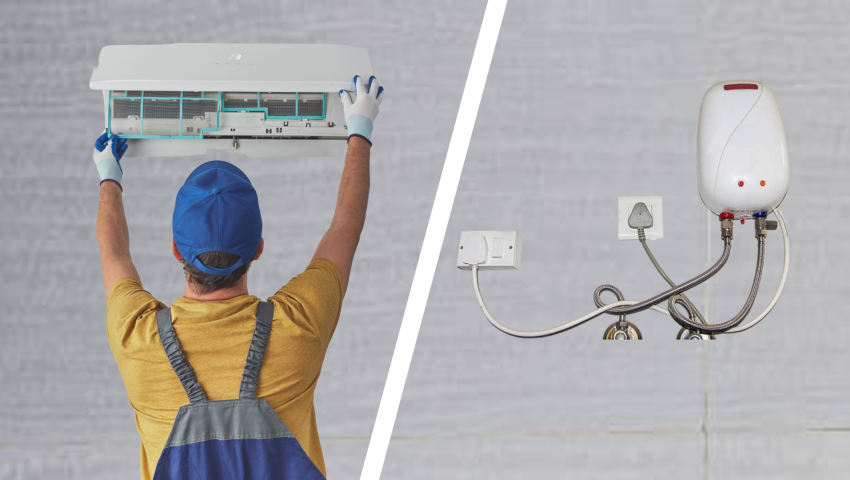 AC & Geyser Installation