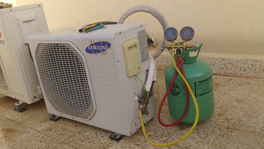 AC Gas Refill & Cooling Check